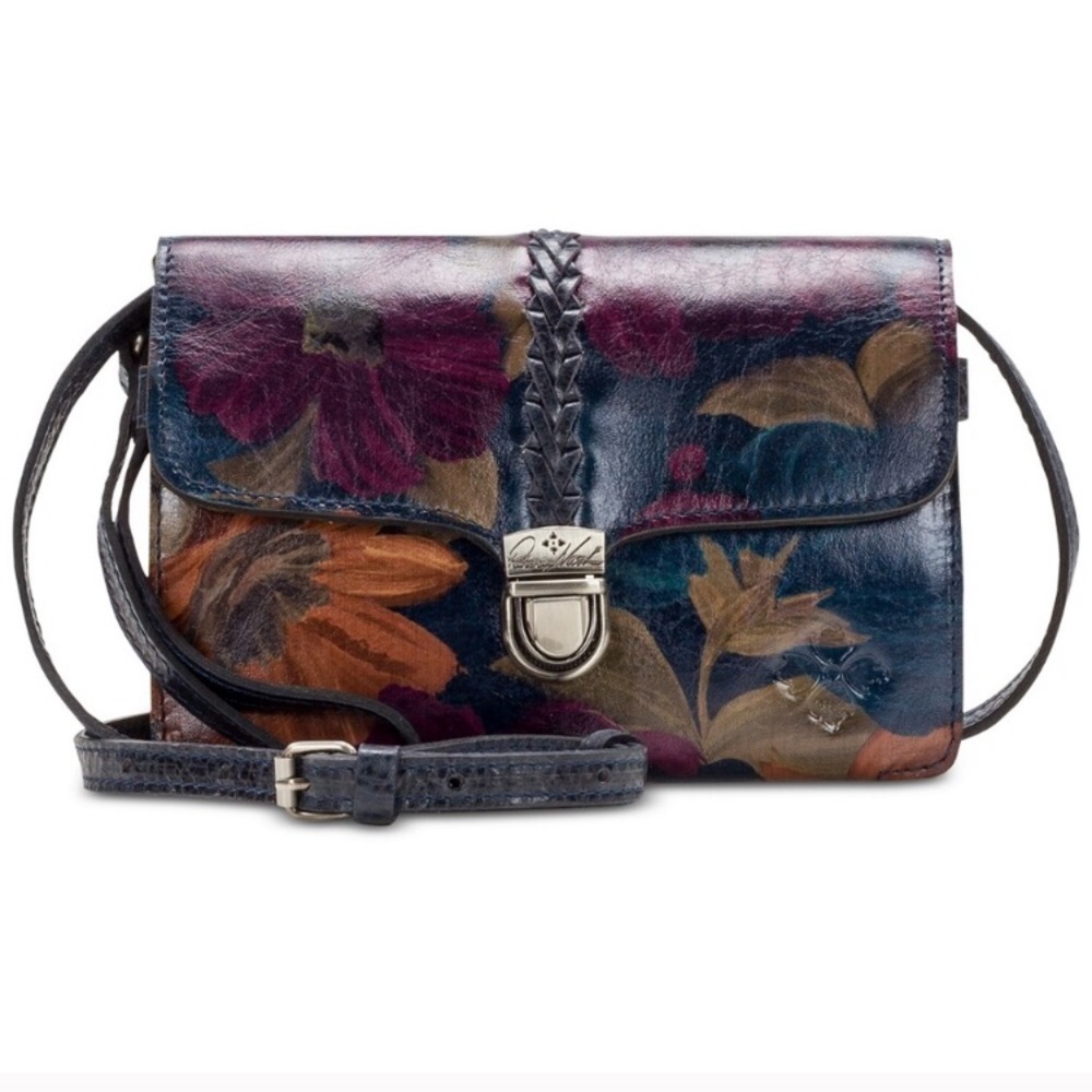 Patricia Nash Bianco Braided Crossbody Organizer